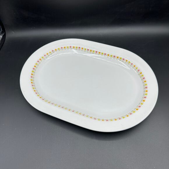 Vintage Platter 12" in April Tulip by Corning for Centura 1972-1978 - Picture 3 of 9